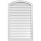 Ekena Millwork Arch Top Surface Mount PVC Gable Vent: Functional, w/ 2"W x 1-1/2"P Brickmould Frame, 26"W x 42"H GVPAR26X4202SF - alternate 1